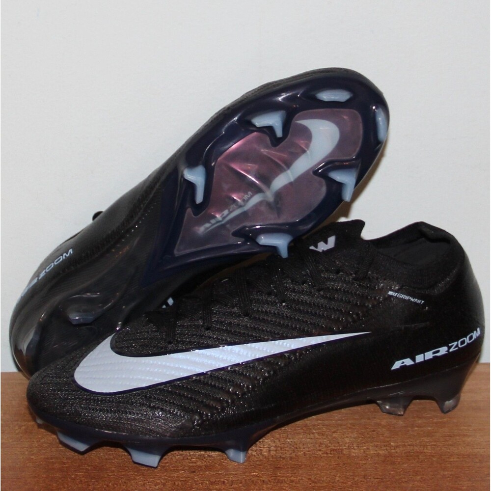 Nike Zoom Mercurial Vapor 16 Elite FG Soccer Cleats Mens 7.5 Black Ice Blue